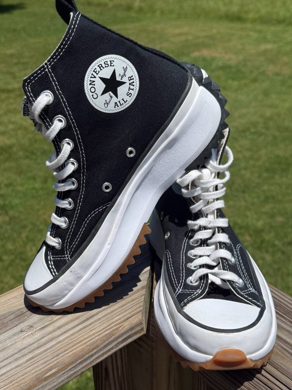 Converse Run Star Motion Hi Platform Y2K Gorpcore Chunky Sneakers 8 3907